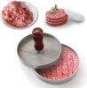 HM-S117-SØLV | Burger form | Kødpresse | En form til tilberedning af kød til grillen 