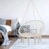 DY-A003-ROSA | Silla colgante, silla brasileña, cesta, columpio, hamaca | hasta 120 kilos