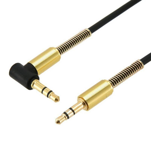 AWS-1-1M-Black | Cable Angled Jack | gold-plated | HQ