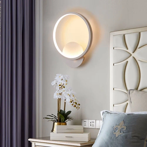 YG-W005-W | Round Wall Sconce | Minimalist Wall Lamp