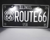 COB LED license plate lights