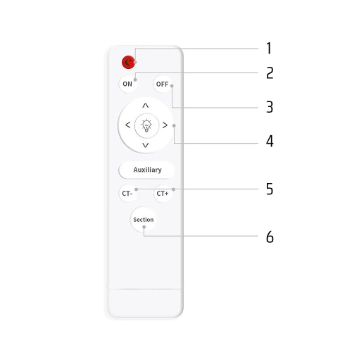 RLS-C32W-B | Candeeiro de teto moderno com cor de luz variável | Aparência moderna | Controle via controle remoto