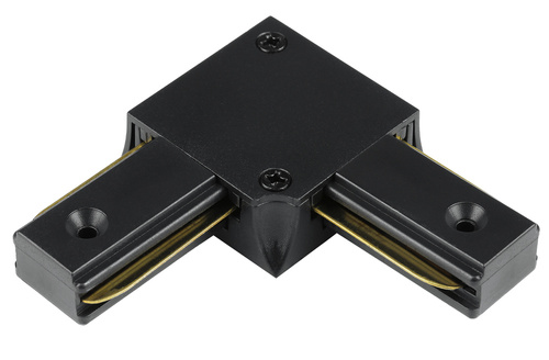 YZ6202-L | Conector angular para trilhos de iluminação, monofásico