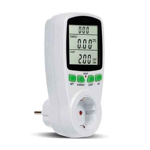 230V VA-079-EU | Stroomverbruikmeter met stekker | Wattmeter, stroomverbruiksensor