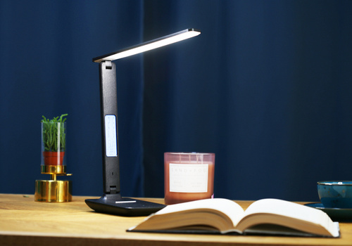 FX-015A | LED iskolai asztali lámpa kijelzővel | modern éjjeli lámpa, iskolai lámpa vagy asztali lámpa