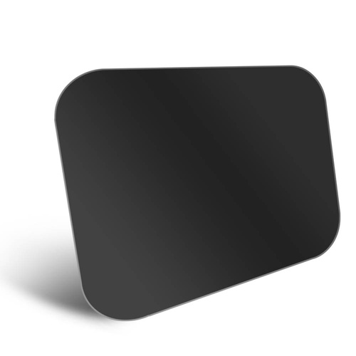 Sada 2x telefónnej platne pre magnetický držiak | okrúhle + obdĺžnikové | čierna