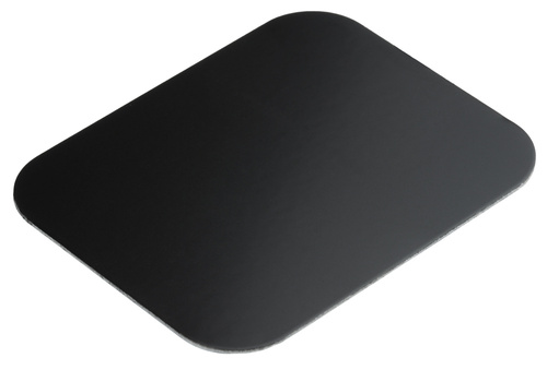 Set of 2x telephone plate for magnetic holder | round + rectangular | black