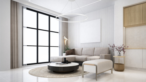 RLK-C01-30W-W | Lâmpada pendente moderna de uma peça | LED | Branco