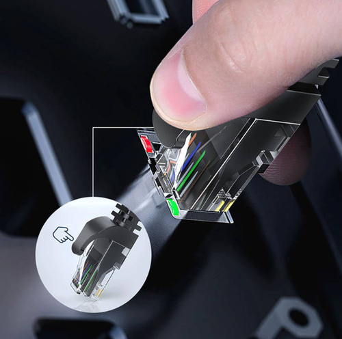 Cat6a-3M | Cabo Ethernet Cat 6a | Hochgeschwindigkeits- Rede Gigabit RJ45 LAN | Cabo de conexão de Internet 3M