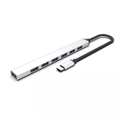 HUB | USB na 7x USB-A rozbočovač | adaptér, rozbočovač 7v1