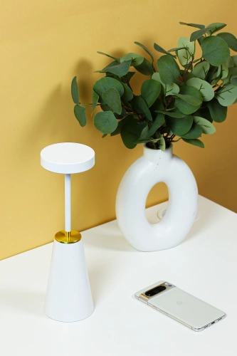 JX20-BÍLÁ | Akumulátorová stolní lampa| Efektivní LED lampa