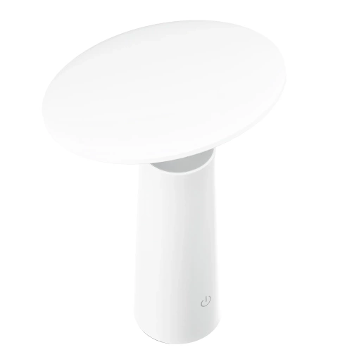 JX09-BIANCO | Lampada LED senza fili | Lampada da tavolo con testa mobile