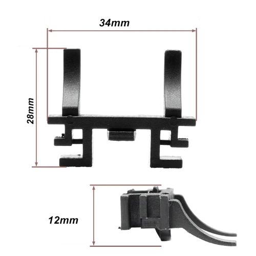 TK-116 | Adapter til montering af en LED-pære eller HID-glødetråd | Fiat 500, Land Rover Freelander, Mercedes Benz Sprinter