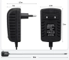 Netzadapter | DC/AC-Netzteil | Universal-Ladegerät | schwarz | JCY12200-BLACK
