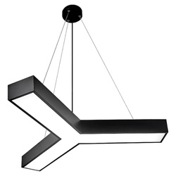 30W Y-образна LED висяща лампа | Модерна таванна лампа 4000K с регулиране на височината LPL-001