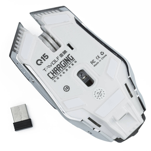 Q15 | Mouse da gioco LED RGB wireless | 1200-3200 DPI