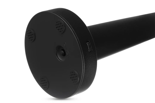 HJA10-SORT | Trådløs bordlampe | Berøringsfølsom natlampe med justerbar lysfarve | USB lys