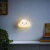Luce notturna a LED in silicone a forma di nuvola | Lampada portatile per bambini con 9 colori di luce | Lampada ricaricabile tramite USB | JL-907