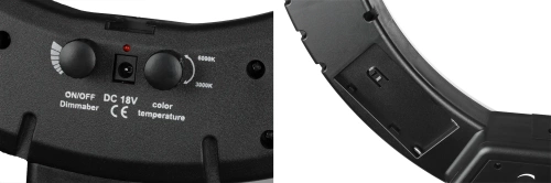 Ringlys med stativ | 45 cm ringlys, 210 cm stativ, sæt til makeup eller streaming | RL-480 2i1