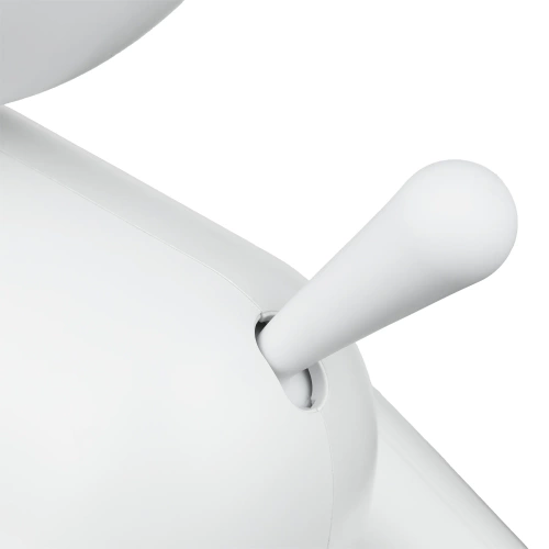 Lampă de birou LED în formă de cățeluș, reglare a intensității luminoase, acumulator USB | Waggy Puppy | YG-TD104-W