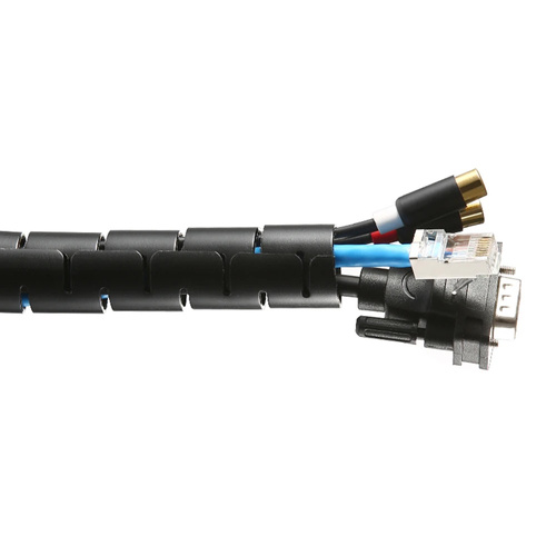 CRG-002-2.6M | Dangtis, kabelių ir laidų laikiklis | Juoda