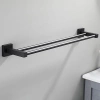 MJR-60CM-2-ZWART | Handdoekrek | Badkamer wandhouder | Badkamerrail