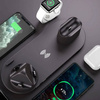 WD-01 | QI dokkoló Apple iPhone Airpods Watchhoz | 15W vezeték nélküli töltő | 3 csatlakozó - USB-C / Lightning / Micro USB