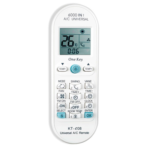 KT-e08 | Universal remote control for air conditioning 6000 in 1