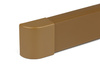 Abschlussstück für Abdeckleiste | 40x20 mm | braun | CDT-01