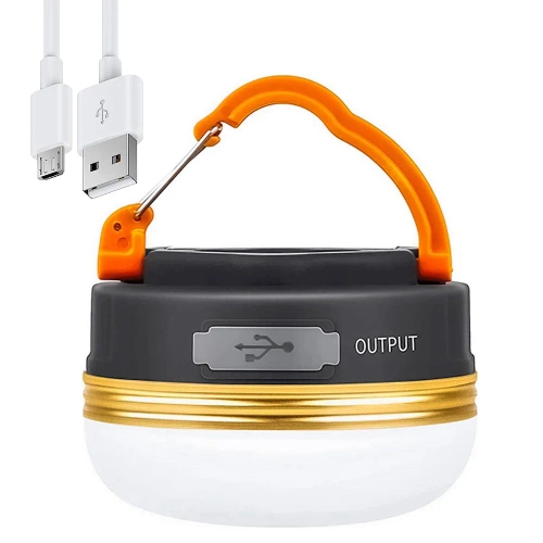 HWL-003 | LED-kampeerlamp, toeristenzaklamp met magneet en powerbank-functie | 4 verlichtingsmodi, SOS, 1800mAh, 300lm, tot 20 bedrijfsuren