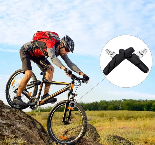 Brzdové doštičky na bicykel V -Brake | Asymetrické skrutkovacie bloky 70mm | SJSCP-03-B
