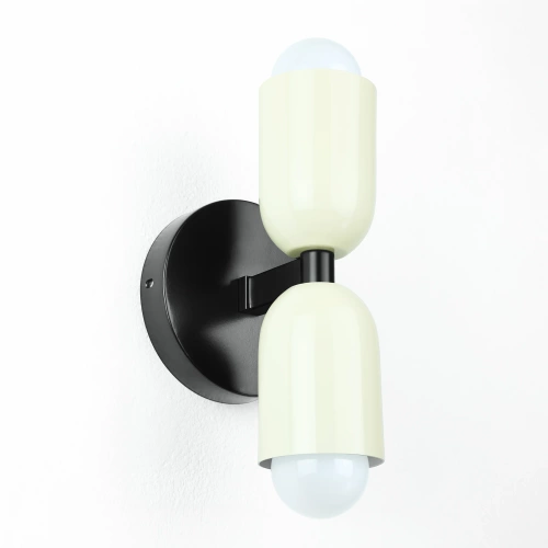 Modern LED Wall Light | E27 socket | Designer Sconce for Living Room or Bedroom | YG-W008-W+W