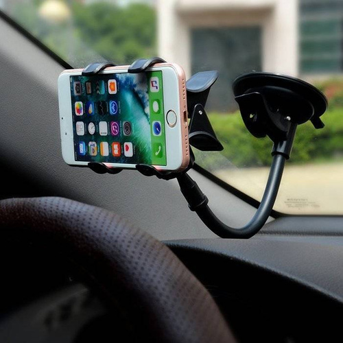 PSI-C019 | Flexible long arm car phone holder | on the windshield