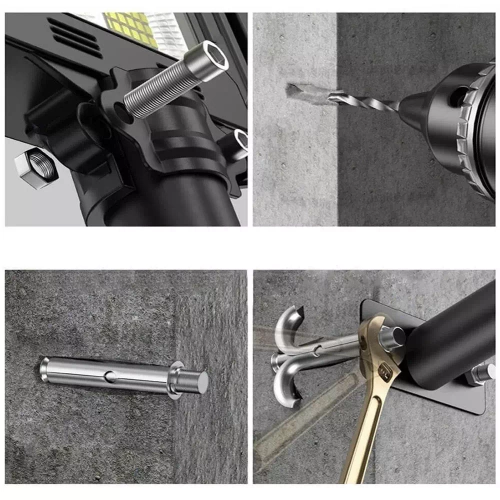 LD-W786 | Candeeiro solar LED para jardim com sensor de movimento e crepuscular IP65 | 3 painéis ajustáveis | LEDs 360 COB | Controle remoto infravermelho