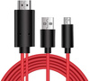 HTM-2M | Adattatore Micro USB 11 pin - HDMI | MHL | Full HD 1080p | 1,8 metri