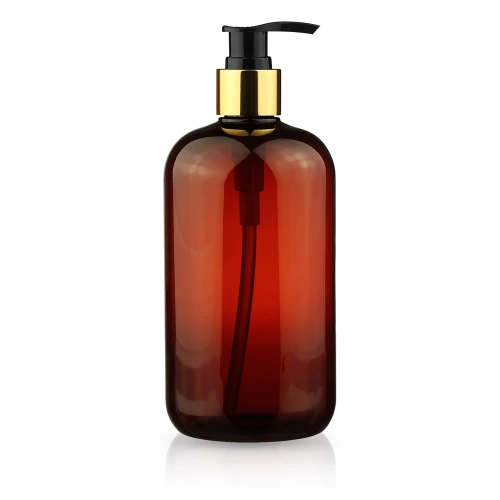 XH35-BROWN | Soap dispenser | Brown bottle with a liquid soap dispenser