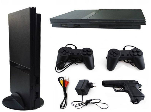 RS-79 | Retro tv-gameconsole | 2 pads + pistool | 16 ingebouwde 8-bits spellen