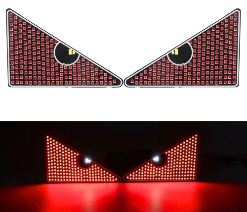 LED automobilové výstražné svetlo | dynamické výstražné režimy, 11 režimov, napájanie USB | Y2-TRI-RED