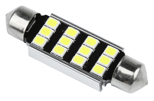 Lampadina per auto LED C5W 12 SMD 2835 CAN BUS