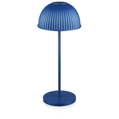 Touch-Lampe mit integriertem Akku | Nachttischleuchte mit Farbwechsel-Funktion | blau | JX28-BLUE