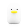  XYD-120-BLANC | Lampe de nuit pour enfants en forme de canard | Lampe en silicone avec deux modes d&#39;éclairage