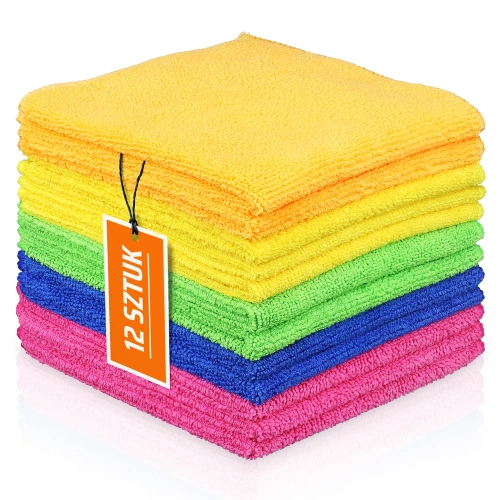  XWB-301-12x | Set of 12 microfiber cloths | Cleaning cloths