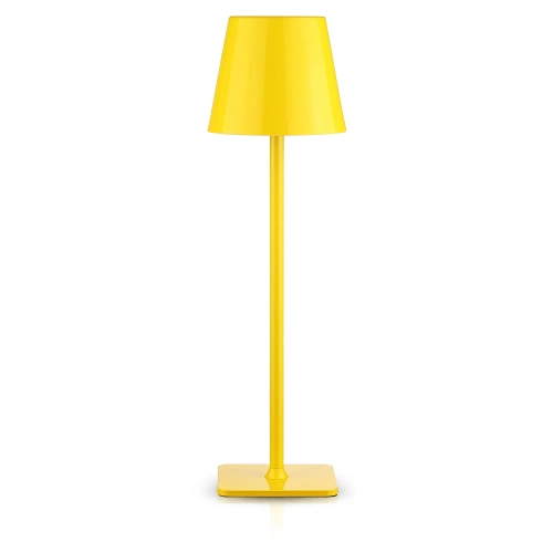 HJA20-JAUNE | Lampe de table LED | Veilleuse sans fil | Lampe tactile pour hôtel, restaurant 