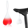 Luz trasera LED para bicicleta con forma de corazón | Luz de silicona impermeable con tres modos de funcionamiento | DKD-032