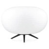 CSD-C3425-W | Tafellamp met opalen kap | Glazen bedlampje