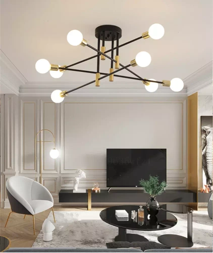 RLH-80S-W | Modern ceiling lamp | Multiple light sources