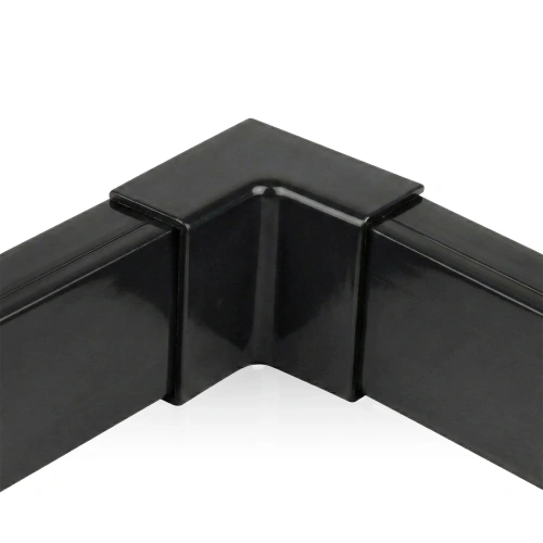 Вътрешен ъглов съединител за кабелен канал | 40x20 mm | черен | CDT-04-Black
