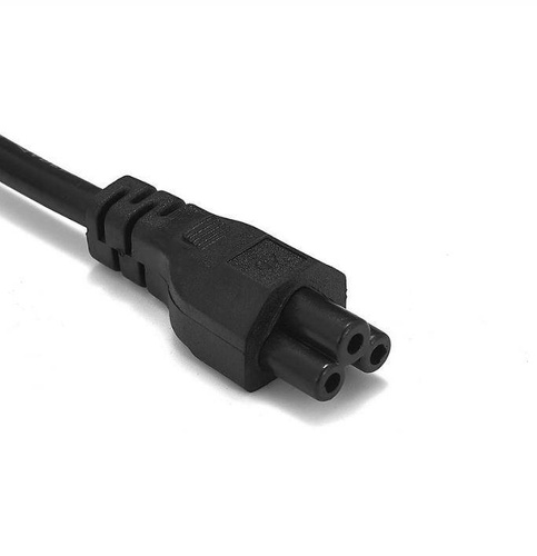 Netzkabel 220–250 V | Kaltgerätestecker (C5 „Kleeblatt“) | 1,5 m | PC-1.5-1.5M-Black