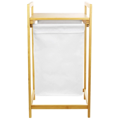 NZ-1BS-Bambu | Cesto de roupa suja com armário | Bambu