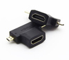 HA-3 | Адаптер HDMI – Mini HDMI та Micro HDMI | 4K | 3D